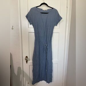 Vintage linen MAC collection maxi dress